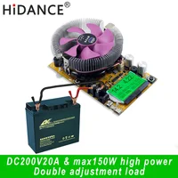 150W Digital battery capacity tester voltmeter adjustable constant current electronic load charger usb ameter meter indicator 1