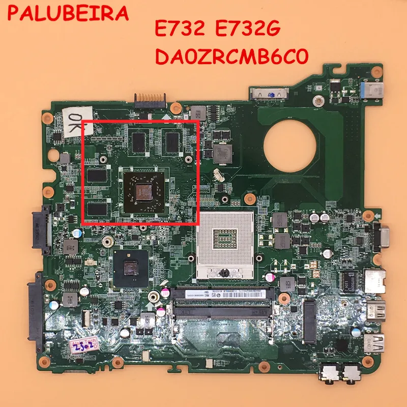 Материнская плата для ноутбука acer E732 E732G DA0ZRCMB6C0 6550M DDR3 100% | Компьютеры и офис