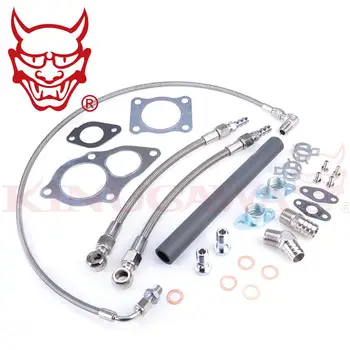 

Kinugawa Turbo Install Kit for 4G63T DSM 1G / EVO 1~3 w/ for Mitsubishi TD05H 14B 16G 18G 20G