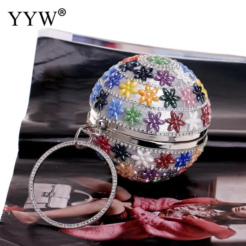 Вечерние сумки YYW круглые клатчи женские мини кошельки для вечерние Ринок