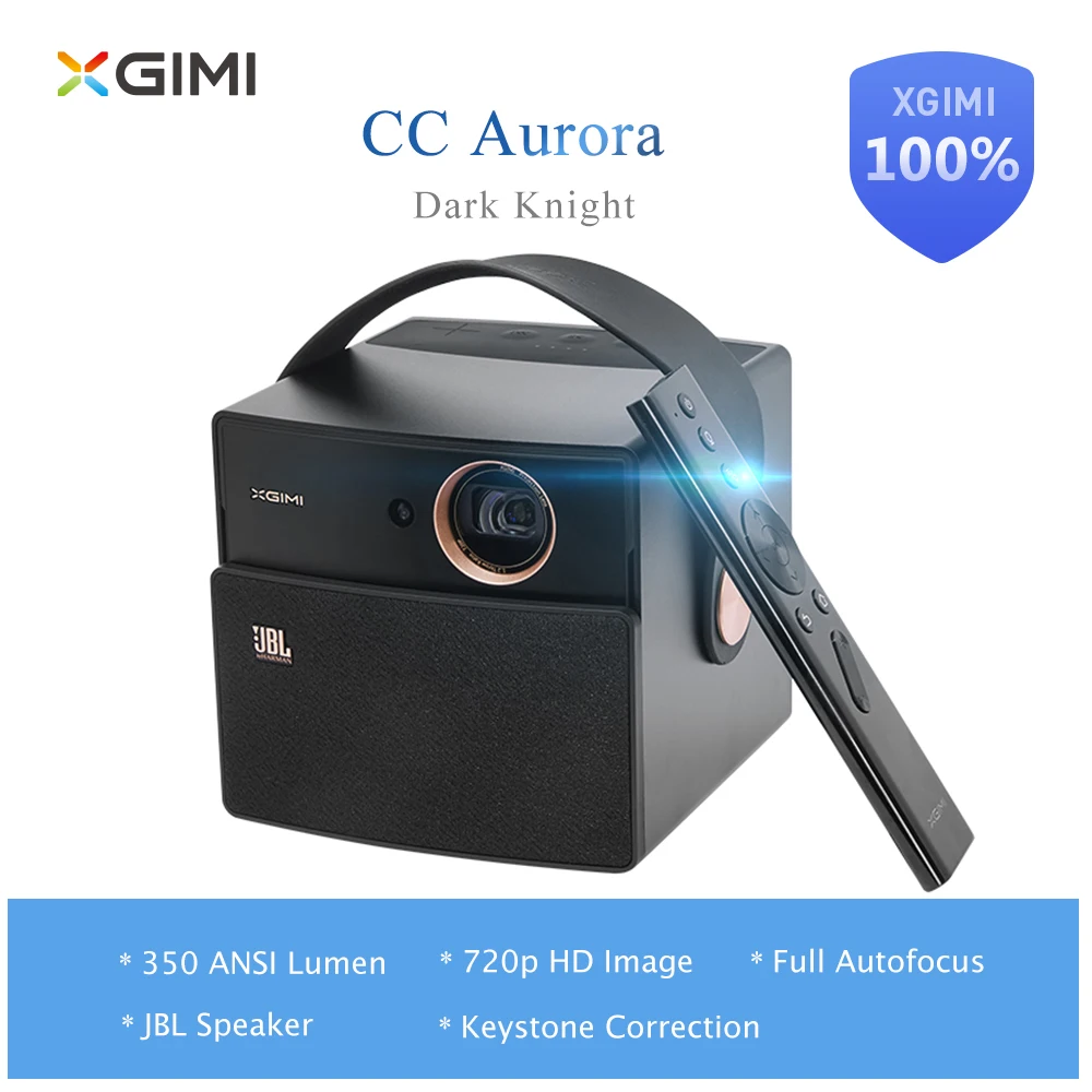 Оригинальный XGIMI CC AURORA Темный рыцарь мини проектор DLP 350ANSI люмен 16 Гб светодиодный