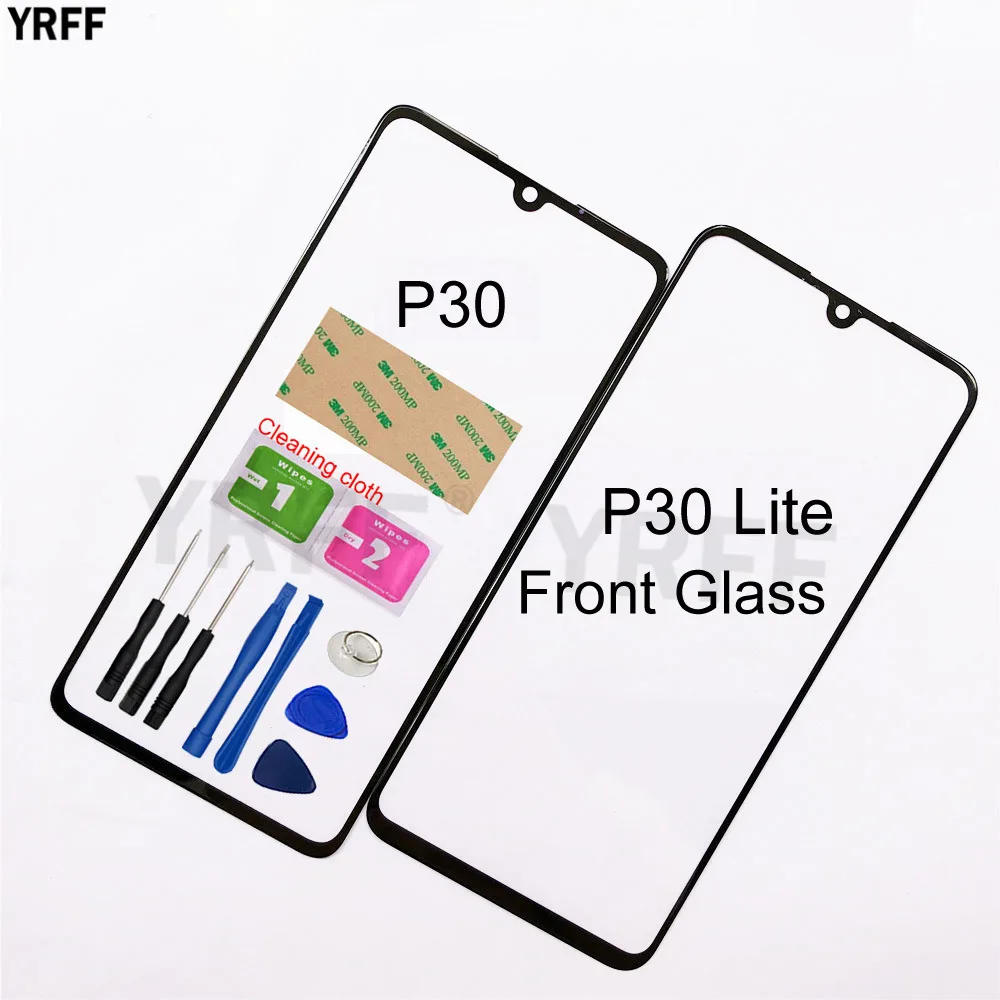 

Mobile Front Panel Glass For Huawei Ascend P30 Lite Front Glass Outer Glass Cover Panel Replacement