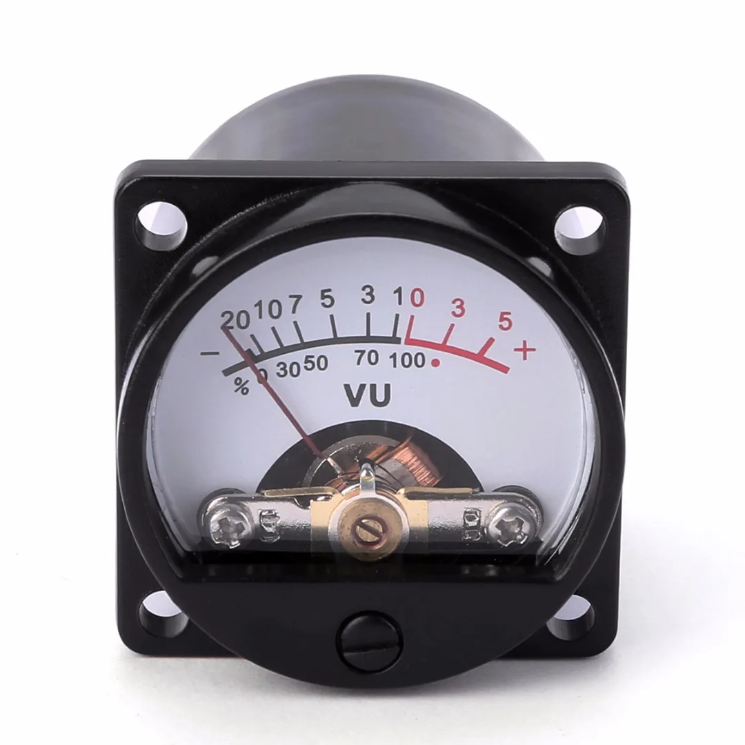 

Durable 500UA Panel VU Meter 6-12V 630 Ohm Bulb Warm Back Light Recording Audio Level Amp Meter Mayitr