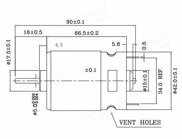 DC 6-30V Motor 775 Gear Motor Large Torque 8300RPM High Power Motor With Vent Holes