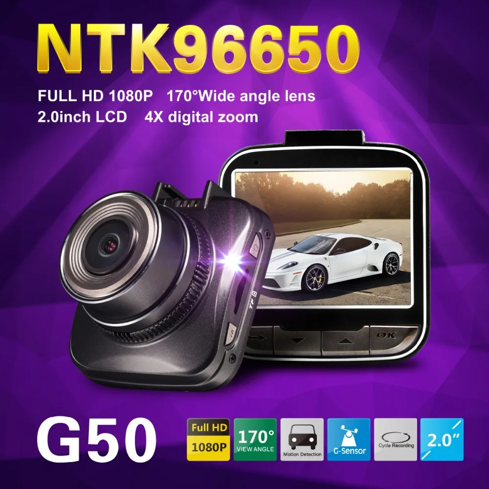 G50 Full HD 1080P Мини Автомобильный видеорегистратор видео рекордер 2 0 &quotLCD Novatek 96650 H. 264