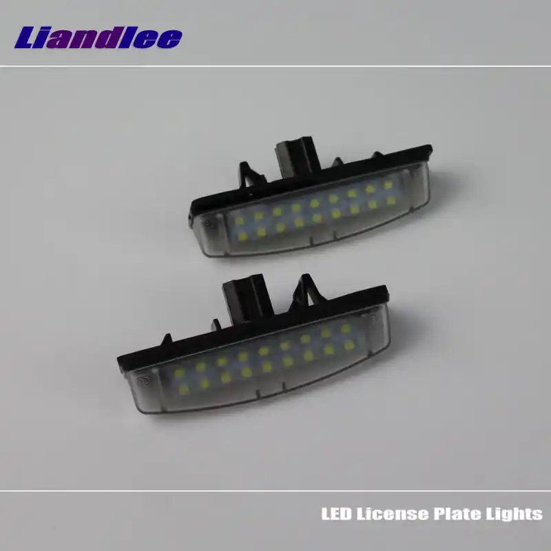 mercedes number plate light fault