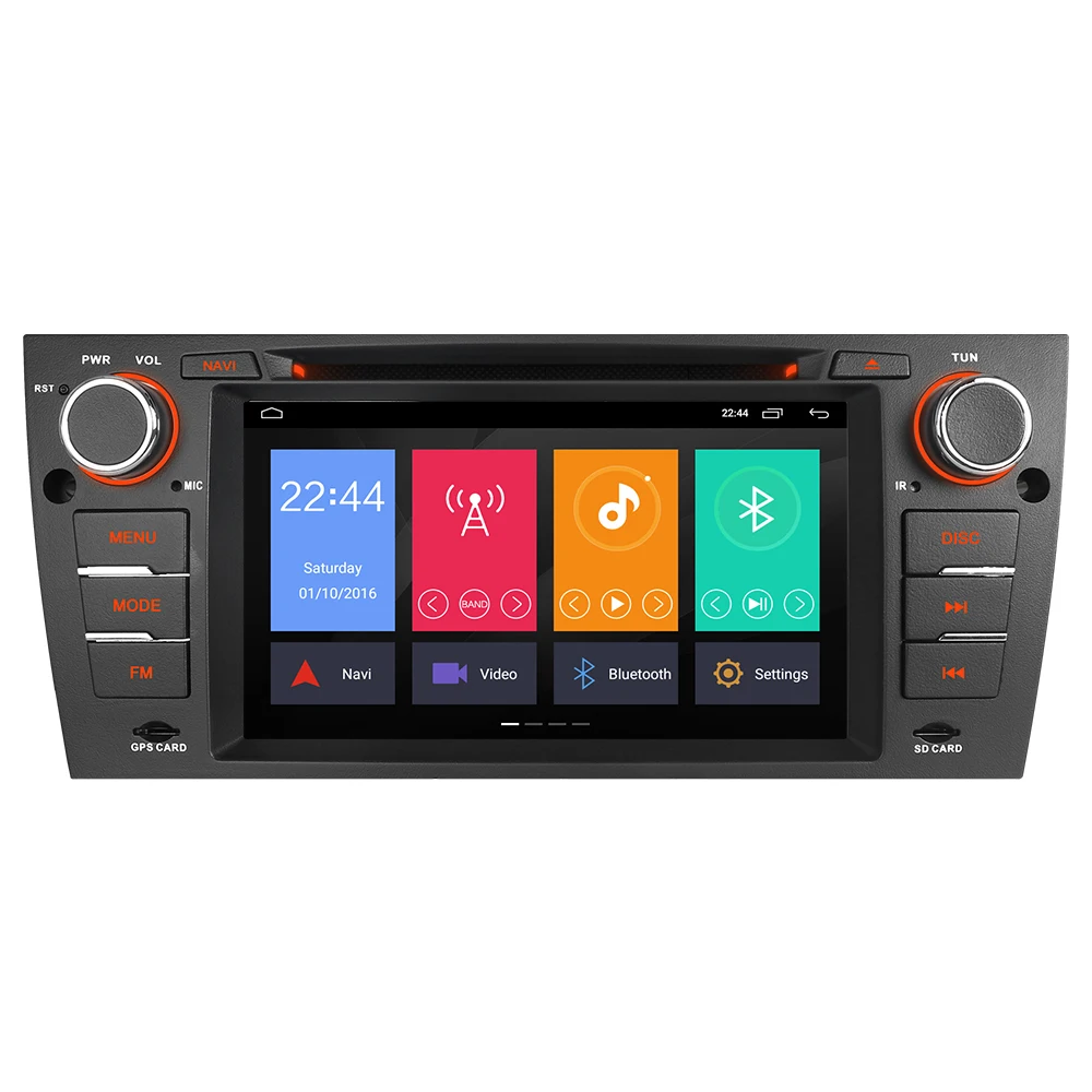 Cheap A-Sure 7 Inch 2 Din Android 8.1 Car Radio DVD GPS Sat Nav Stereo DAB+ OBD For BMW E90 Sedan E91 E92 E39 M3 3Series Coupe 1