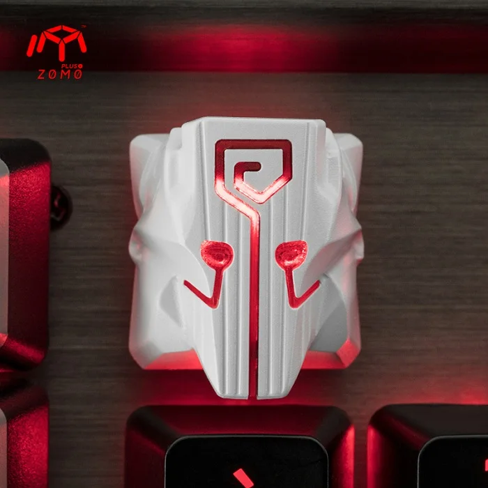 Zomo dota2 hero Yurnero Juggernaut JUGG бабочка Манта Рапира Artisan Keycap CNC Анодированный Алюминиевый совместимый Cherry MX Переключатель - Цвет: JUGG Keycap x1