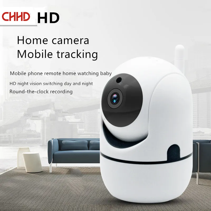 WiFi Security Camera Two-Way Talk and Mobile remote network smart home camera mobile tracking smart follow