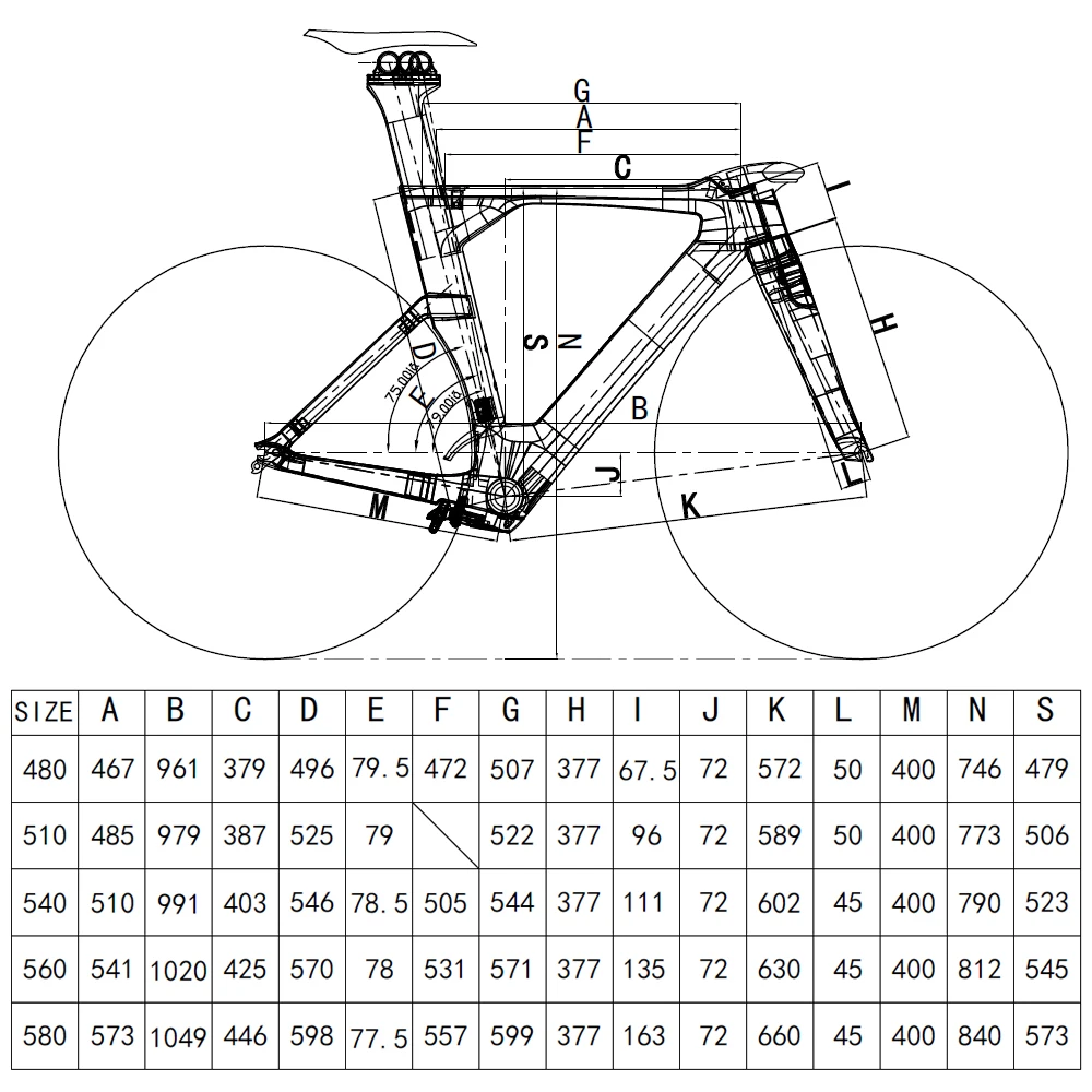 Clearance Carbon TT Bicycle Frame Time Trial / Triathlon Bike Frame Set With TT Handlebar FM109 130*9mm TM6 Black Avenger Painting 5