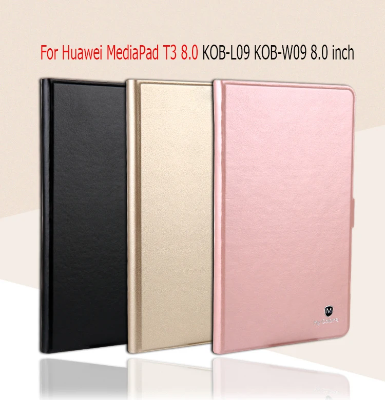 Роскошный Смарт-Чехол из искусственной кожи для huawei MediaPad T3 8,0 KOB-L09 KOB-W09 8,0 дюймов Чехол-подставка для планшета huawei MediaPad T3 8,0 чехол