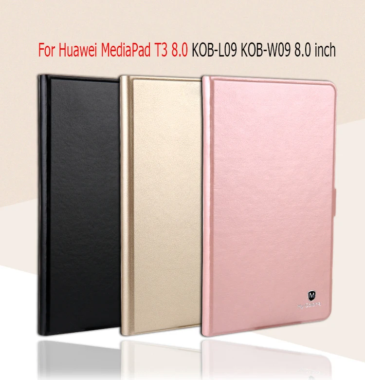 Luxury Pu Smart Case For Huawei Mediapad T3 8.0 KOB-L09 KOB-W09 8.0 Inch Tablet Stand Cover Forhuawei Mediapad T3 8.0 Case