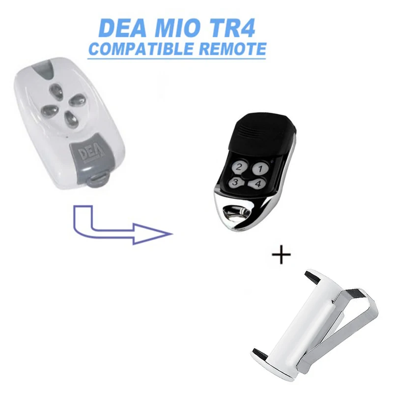 

1pcs DEA MIO TR4 replacement remote control rolling code compatible tramsmitter free shipping