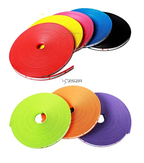 8meter x Universal Car Wheel Trim Alloy Wheel Arch Protector Rim Guard