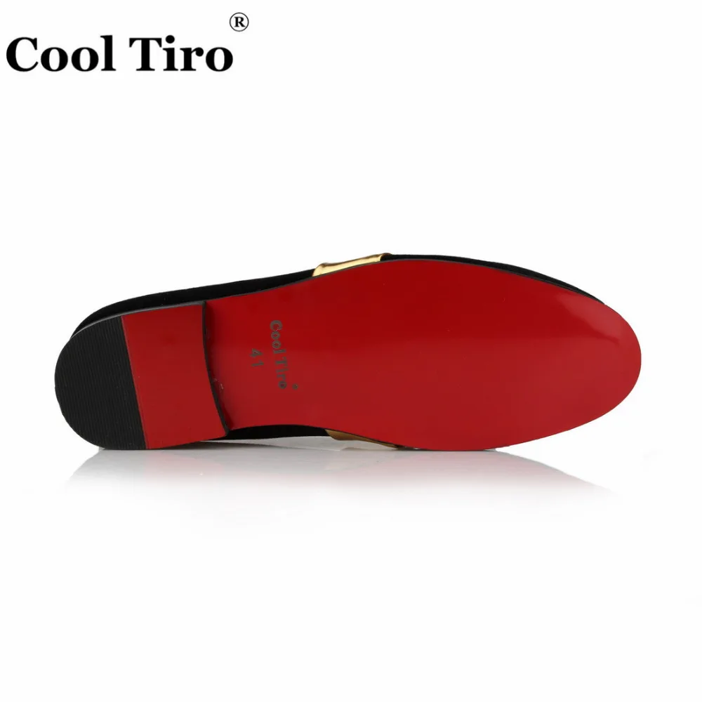 Black Velvet Loafers with Gold belt  (11)