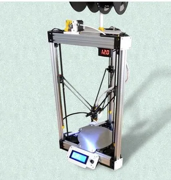  3D printer speed high-precision parallel arm D-force upgrade beyond KOSSEL 