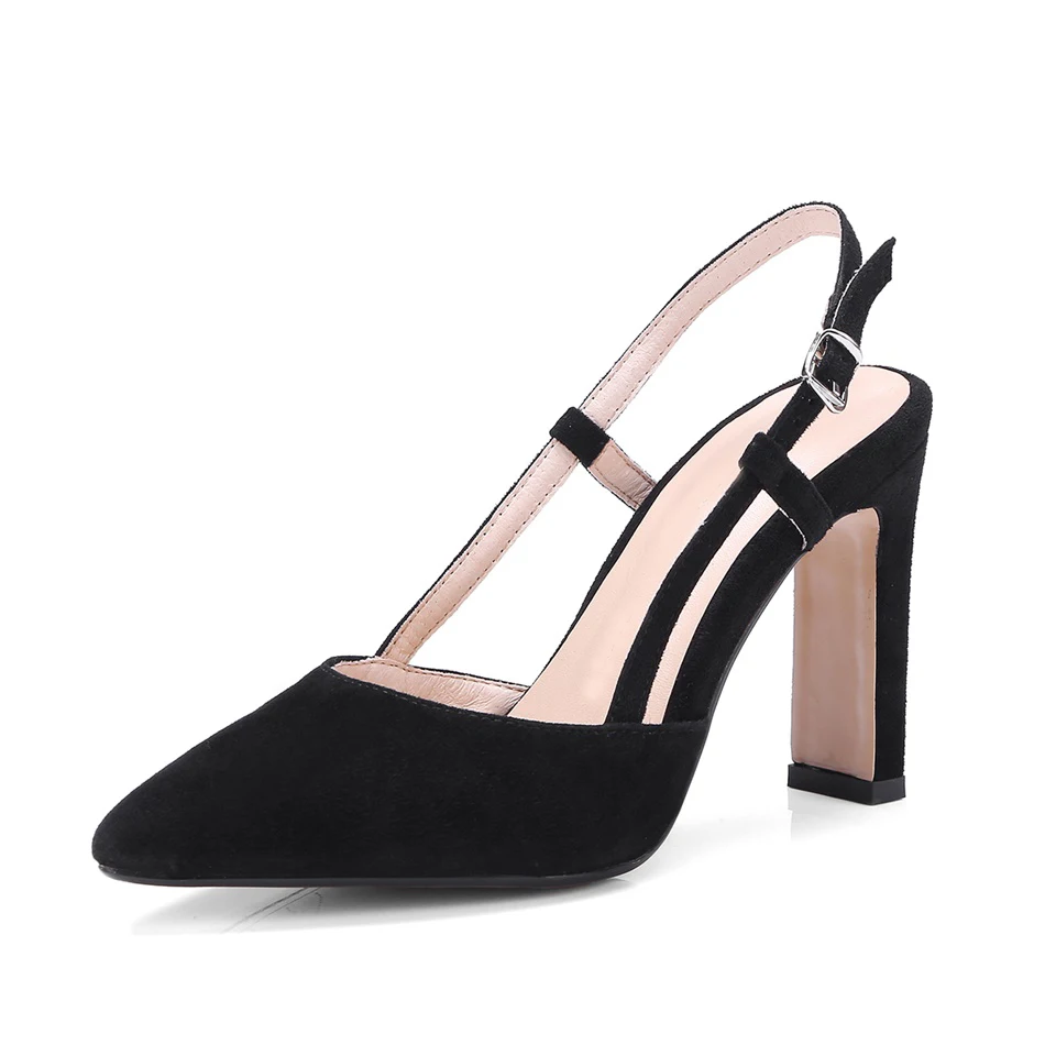 Pointu Noir Maguidern Classique Talons Purple Robe Pompes Dames Haute deep Sandales marron Slingback Sexy Femmes Bout Chaussures qqHOX