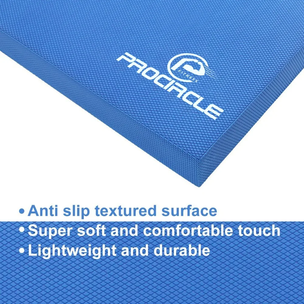 ProCircle Balance Pad-синий нескользящий коврик для йоги-обязательно должен быть для танцоров йоги и спортсменов-идеально подходит для основных тренировок и физических упражнений