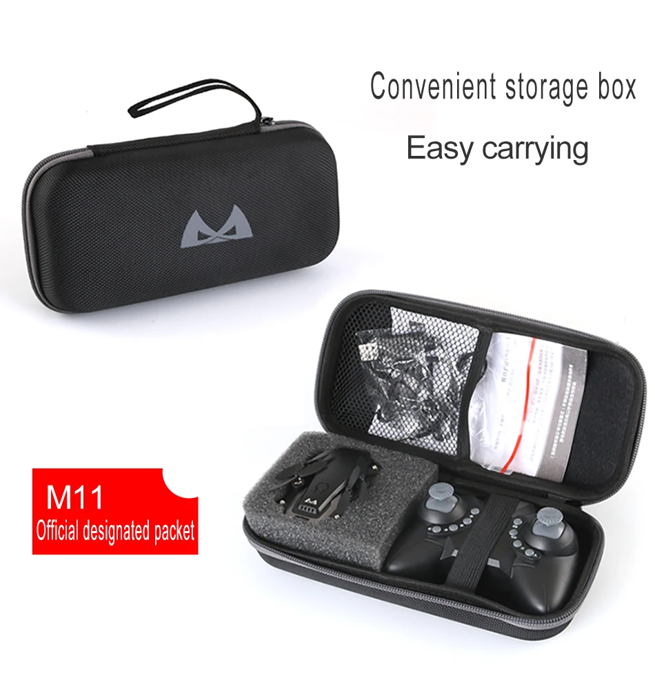 Quadcopter with 2MP Camera Mini Foldable RC Drone M11 2.4GHz 6-Axis Gyro WiFi FPV Drone Good Choice for Helicopter Training (21)