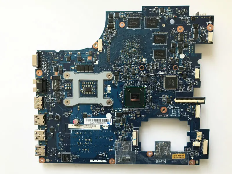 Абсолютно новая материнская плата для ноутбука lenovo Ideapad G770 17 ''PIWG4 LA-6758P HM65 PGA989 Radeon HD6650M 1 ГБ полностью протестирована
