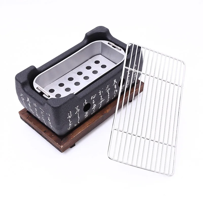 

Portable Aluminium Alloy Outdoor BBQ Grill Folding BBQ Grill Mini Pocket BBQ Grill Barbecue Accessories For Home Park Use