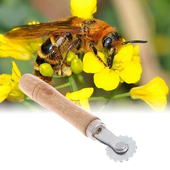 

1PC Beekeeping Embedder Wheel Gear Spur Wire Stainless Hive Beekeeper Tool Equipment