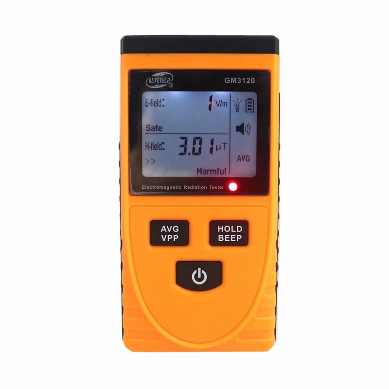 GM3120 ЖК-дисплей детектор электромагнитного излучения тестер дозиметр измерения для компьютера мобильного телефона