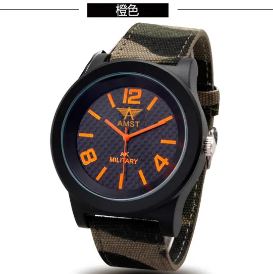 AMST Elegant Women Ladies Date Day Watches Full Canvas Watchband Analog Quartz Girly Casual Watch Waterproof