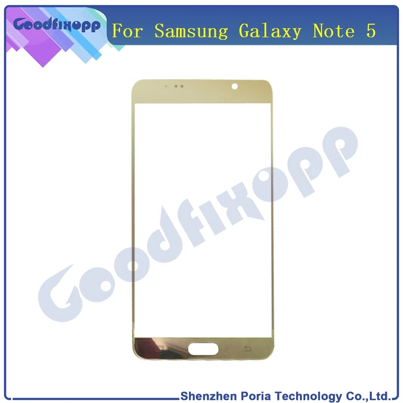 SM0028  For Samsung Galaxy Note 5 High Quality Outer Front Screen Glass Panel Lens Glass Lens Replacement With Free Shipping (7)