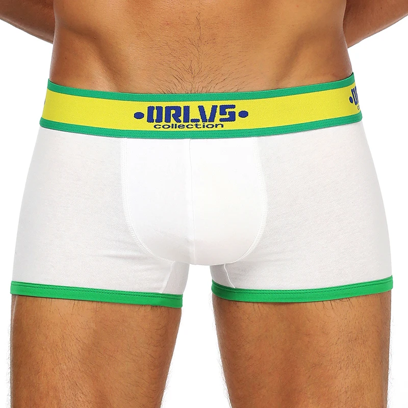 ORLVS 2019 боксеры мужское нижнее белье 4 шт./лот Masculina Calzoncillos Homme Cuecas мужские трусы