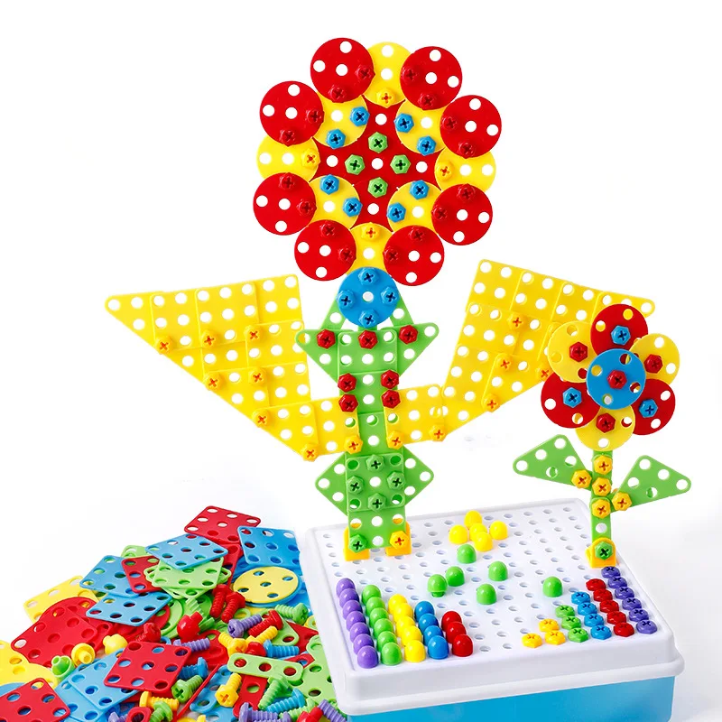 Раннее Обучение Образование винт DIY гайка набор установка ABS головоломки разборки сборки Детский Электрический игрушечные дрели подарок