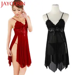 JAYCOSIN 2017 новое сексуальное женское белье нижнее белье Babydoll Ночное белье кружевное платье стринги ночное белье L615 Бесплатная доставка