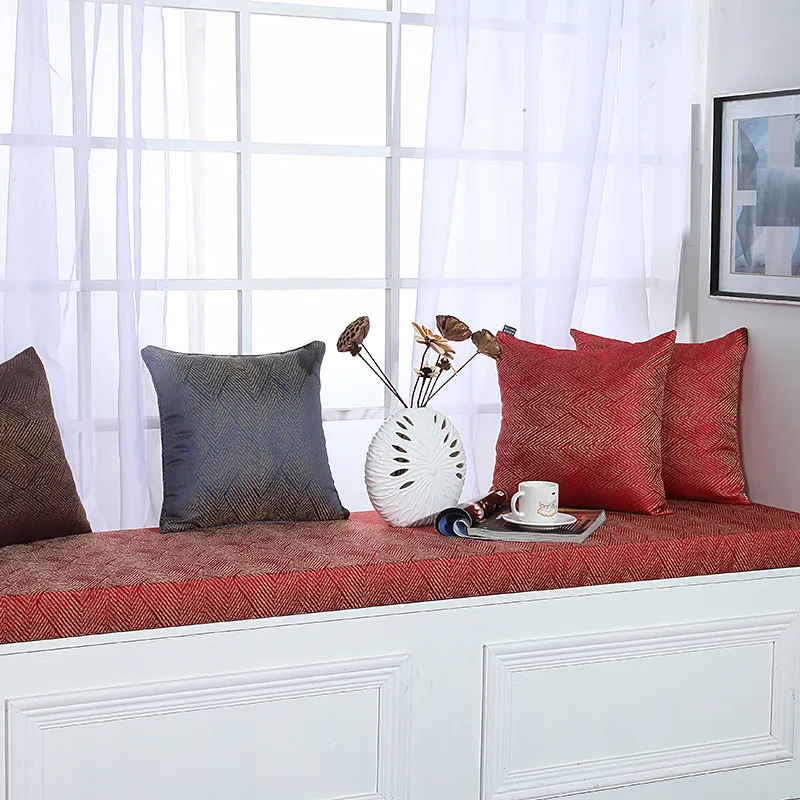 

Decorative wave window pad Modern Simple Throw Cover Pillowcase Party Hotel Home Textile 45cm*45cm pillow case