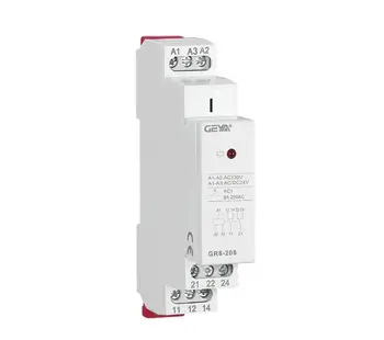 

GR8-208 Din Rail Modular Auxiliary Relay Intermediate Relay