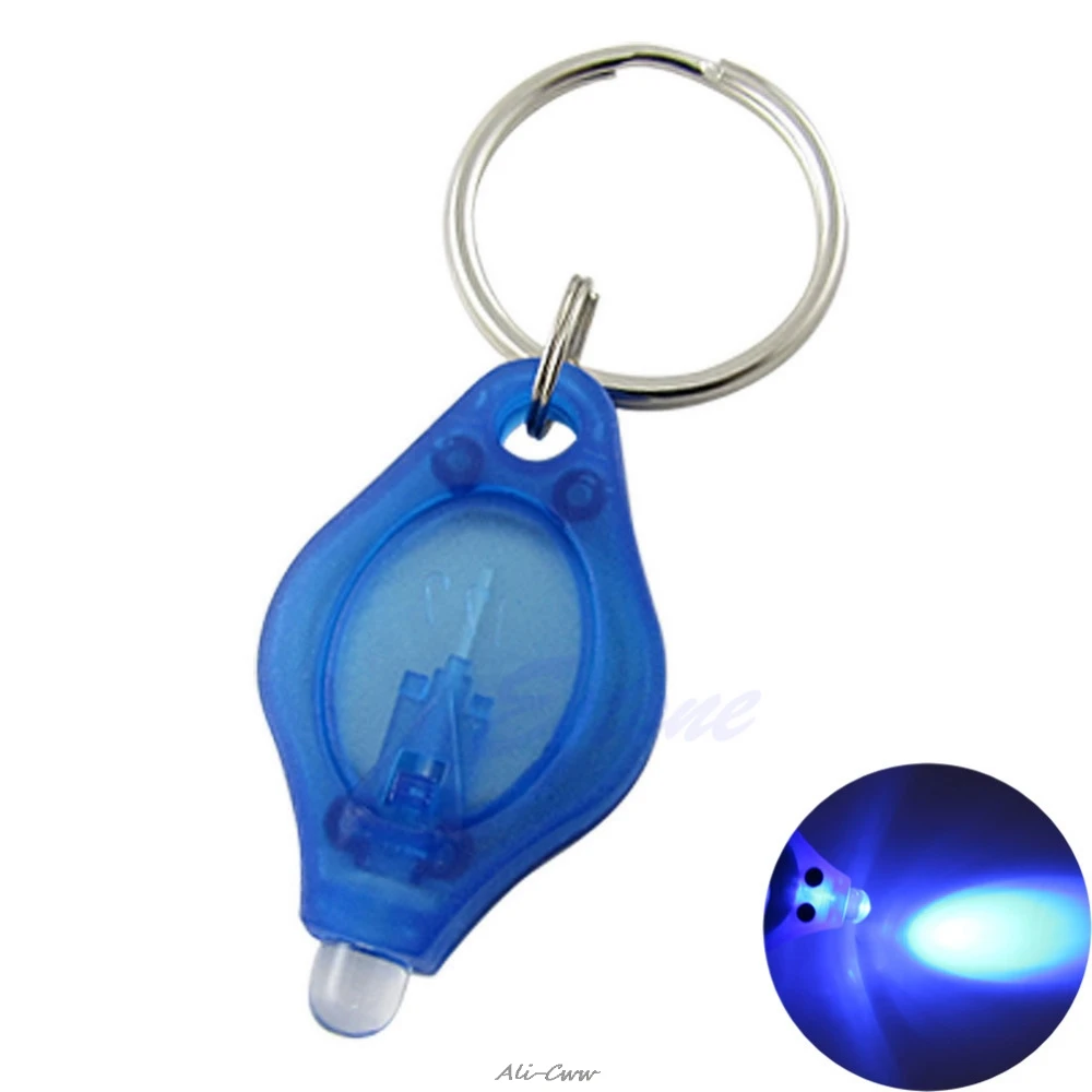 

Mini Micro Super Bright Light LED Camping Flashlight KeyRing Keychain Lamp Torch