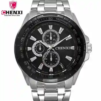

CHENXI Watch Man Fashion Luxury Steel Strap Wristwatch Men Quartz Clock Military Watches Hot Business Male Gifts Hours NATATE
