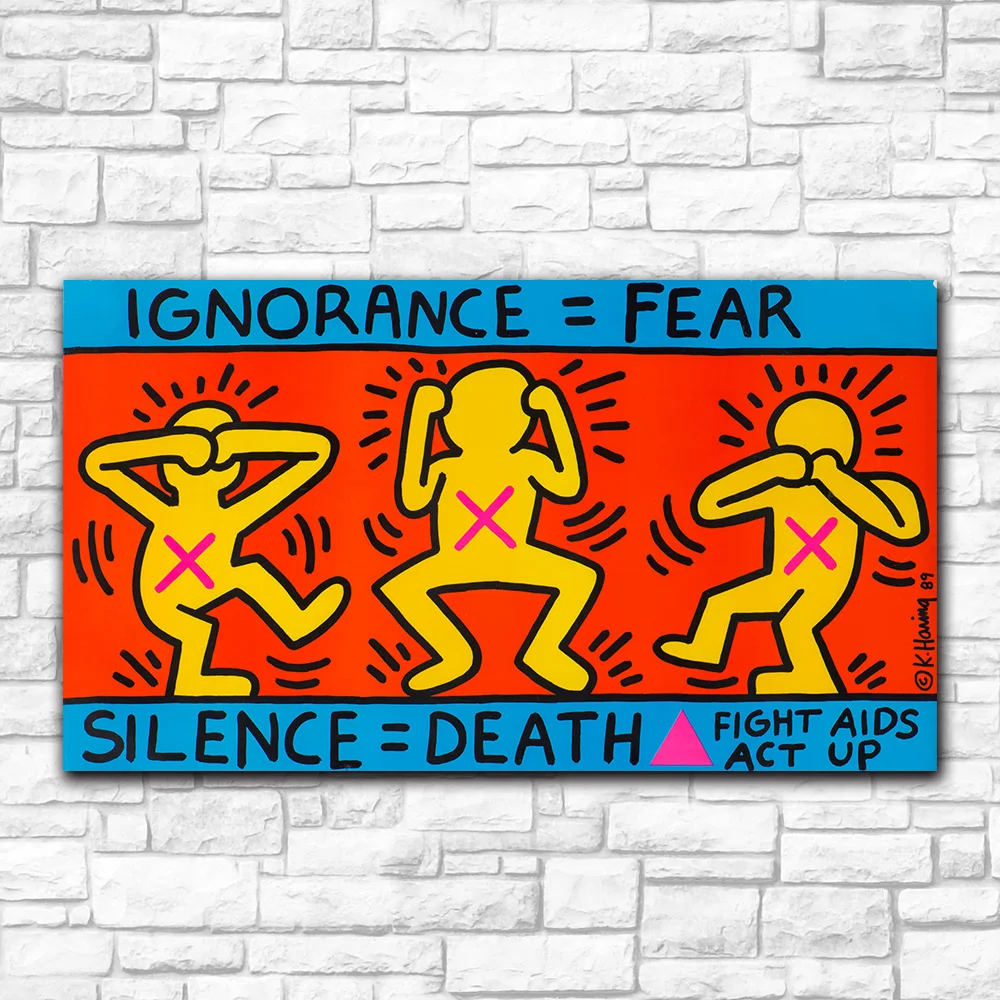 Keith-Haring-Ignorance-Fear-1989 125
