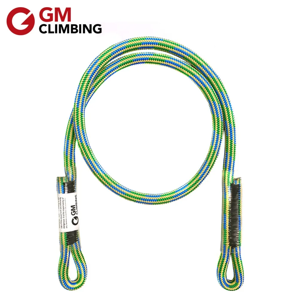 GM CLIMBING Rope 8mm Outdoor Climbing Equipment 30inch 24 Strand Lifting Sling Rappelling Mountaineering Rescue Prusik Loop