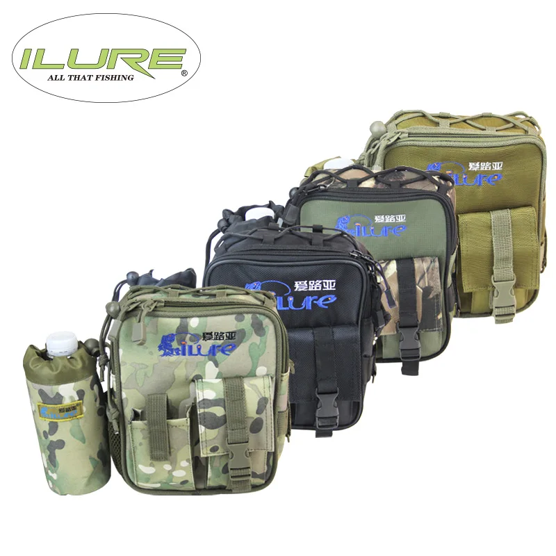 

Ilure Nylon Leg Fishing Bag Waist Bag Multifunction Canvas Outdoor Leg Fishing Tackle Bag