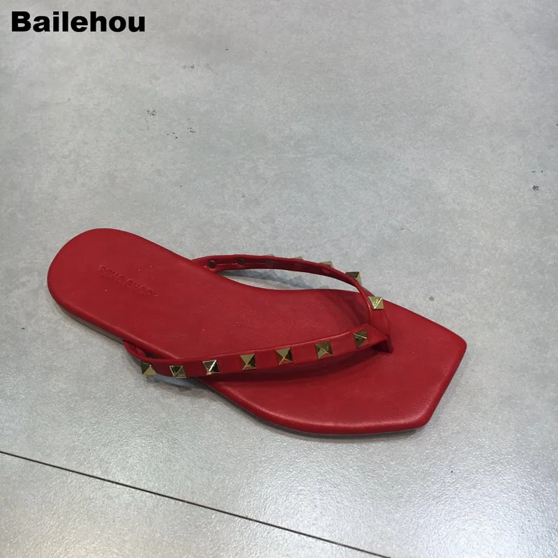 Bailehou/2019 г. летние женские шлепанцы на плоской подошве модные брендовые платформе