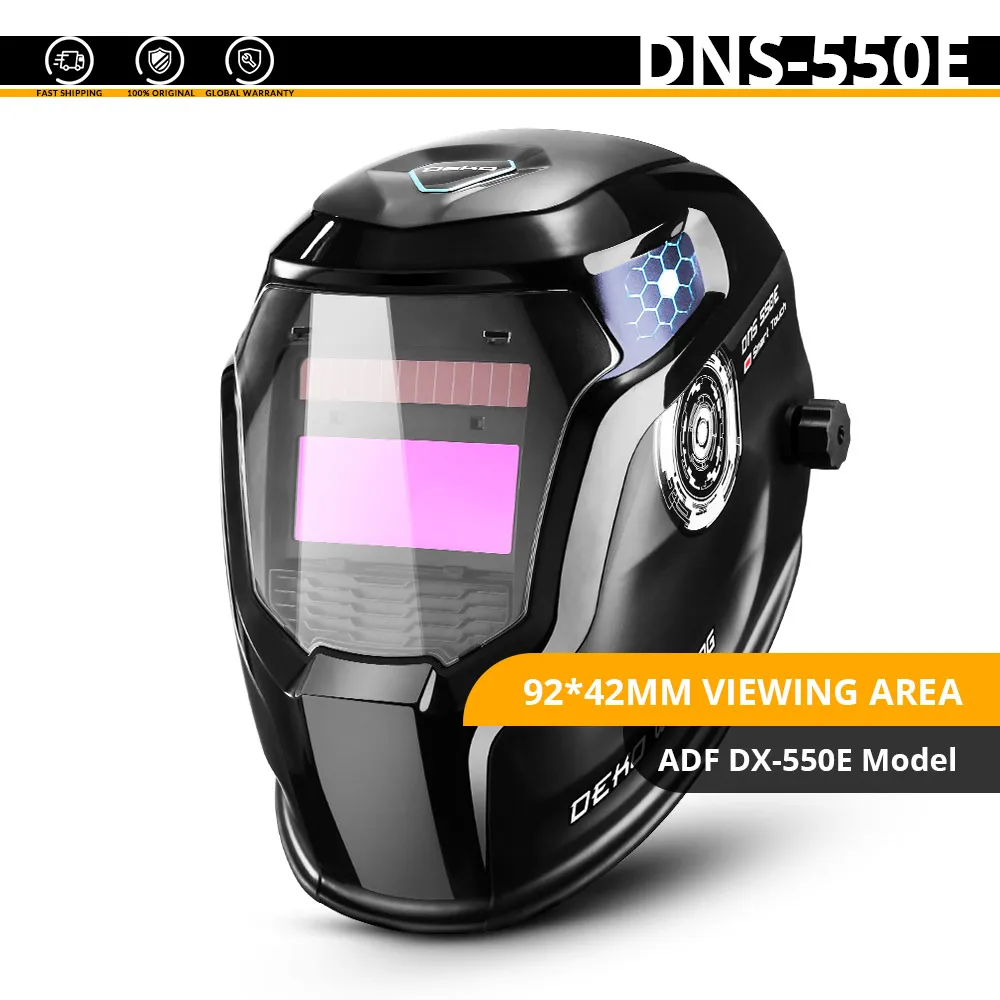 DNS-550E DEKO череп Солнечная Авто Затемнение электрическая Сварочная маска/шлем/сварщик крышка регулируемая сварочная линза глаза маска для сварочного аппарата - Цвет: DNS-550E