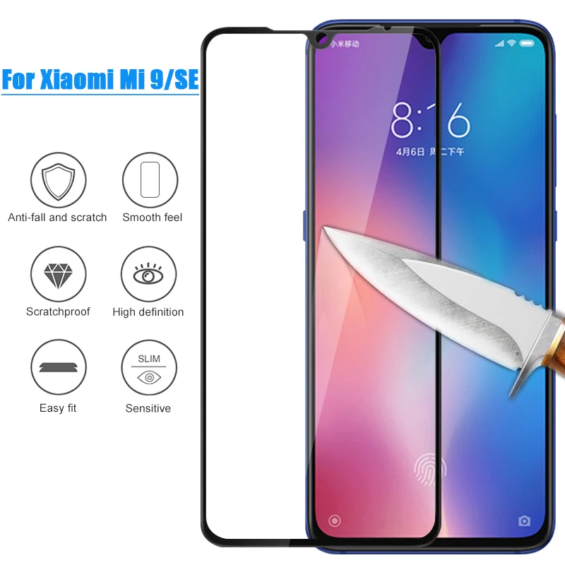 Xiaomi mi A1 A2 lite glass On 9 SE 8 облегченное закаленное стекло для xiaomi note 3 x 2 S Защита экрана 6