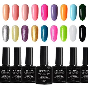 

2019 New Nail Paint Gel 10ml 36 colors Gel Nail Polish Gel Soak Off UV NAIL Polish Nail Lacquer Varnishes JINTING UV GEL