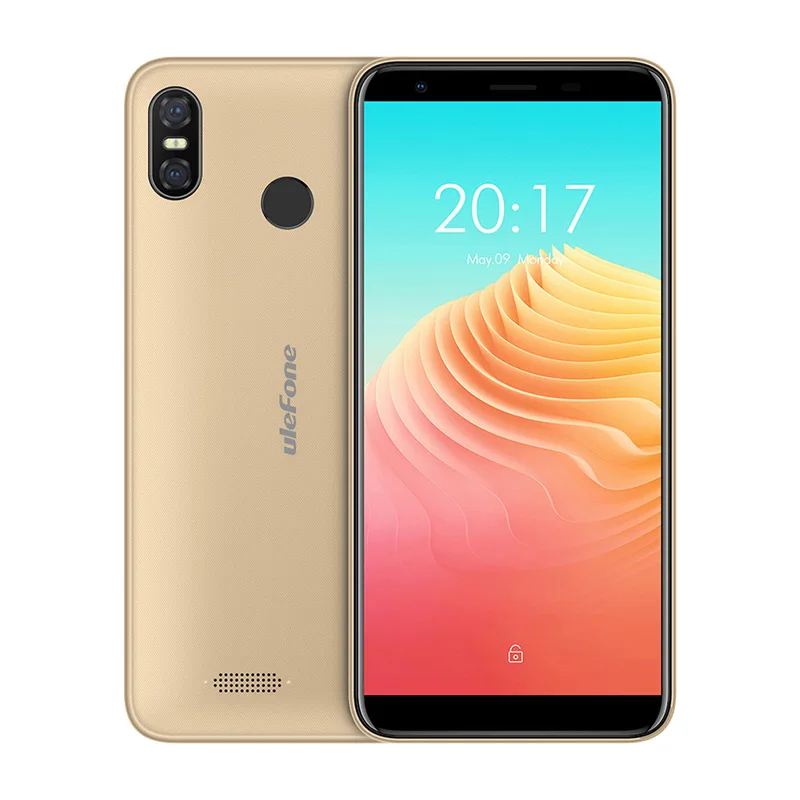 Ulefone S9 Pro Android 8,1 мобильный телефон 5,5 Inch 18:9 MTK6739 4 ядра 2 Гб Оперативная память 16 Гб Встроенная память 13MP+ 5MP двойной сзади Камера 4G смартфон - Цвет: Gold