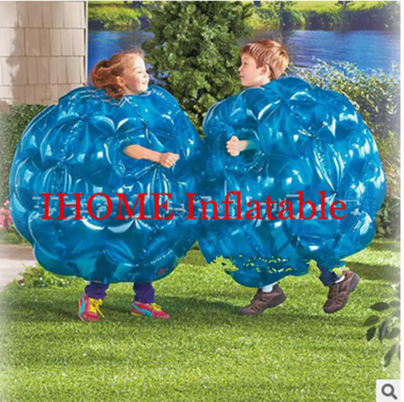 2pcs 0 9m PVC Inflatable Body Zorb Ball Bumper Ball for children Bubble Soccer Bubble font