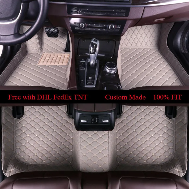 OLPAY Leather Car Floor Mats For Honda All Models CRX CRV CRZ Jazz City Odyssey Crosstour Passport Custom Foot Pads Carpet Cover |