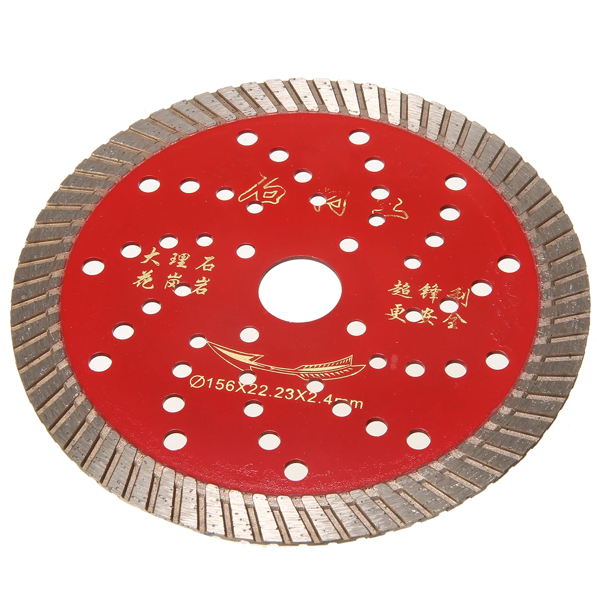 6inch Wood Metal Circular Saw Blade Diamond Wave Type Saw Blades for Porcelain Tile Ceramic Stone Cutting