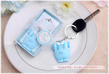 

Baby shower party favor gifts for guests - Baby Boy baby girl Keychain birthday party gift and giveaways presents 60pcs/lot