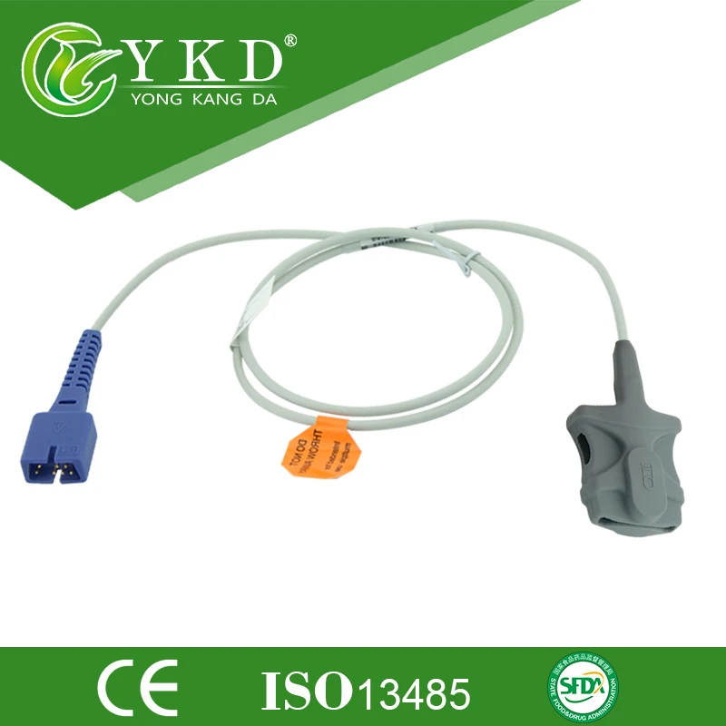 

Free Shipping Reusable Adult Soft Tip Spo2 Sensor Nellcor 7Pin Non-oximax