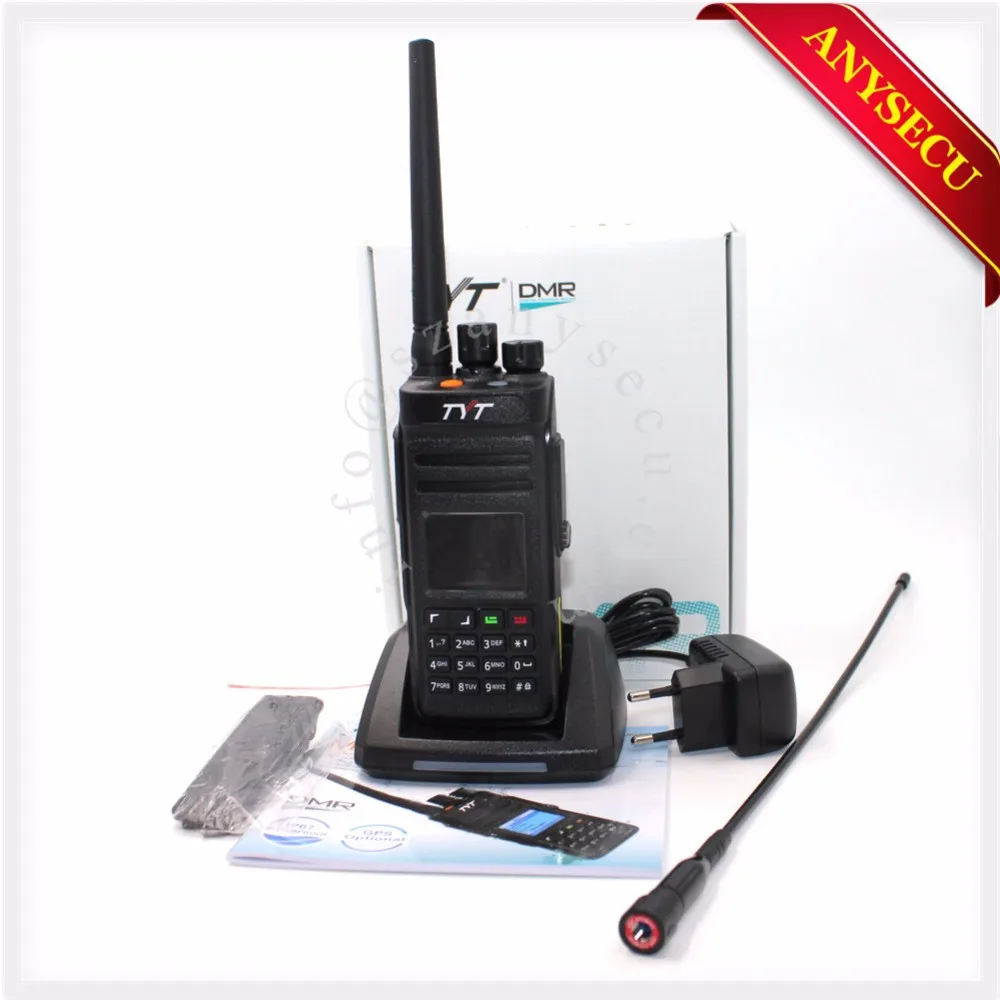 Новая модель gps TYT MD398/MD 398 Водонепроницаемый DMR цифровой портативная